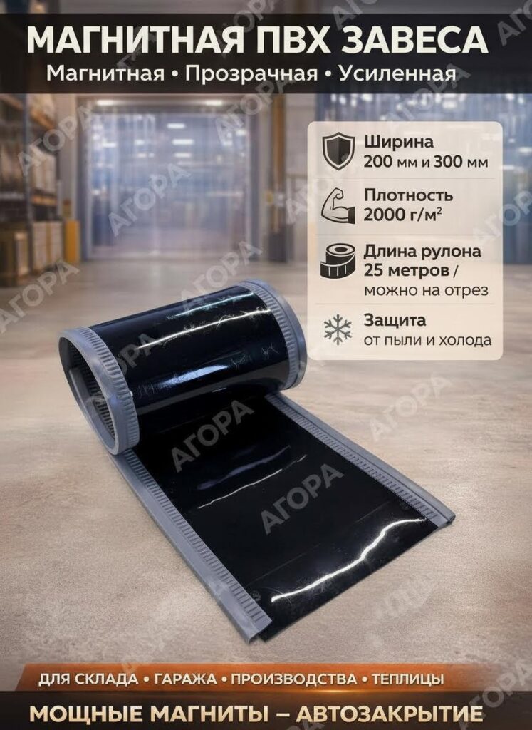 Магнитная пвх завеса
